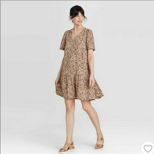 A NEW DAY Drop Waist Shift Dress NWT